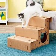 steps help arthritic pets get where they want without jumping