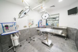 Operating room in a typical full-service practice